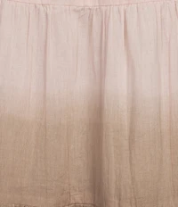 BDG Urban Outfitters Samira Square Tie Front Neckline Short Sleeve Ombre Maxi Dress