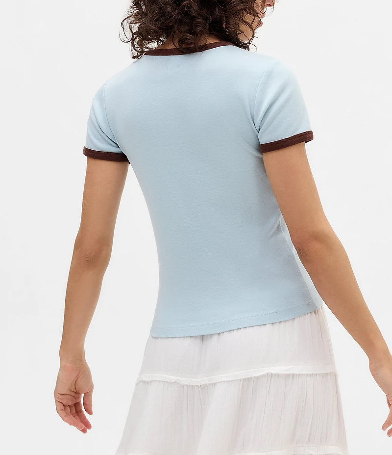 BDG Urban Outfitters San Clemente Ringer Graphic T-Shirt