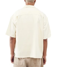 BDG Urban Outfitters Short Sleeve Embroidered Woven Shirt