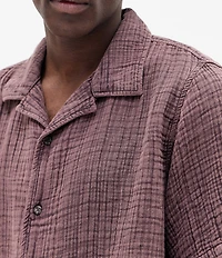 BDG Urban Outfitters Short Sleeve Triple Gauze Shirt
