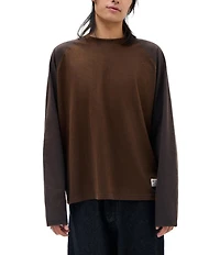 BDG Urban Outfitters Solid Knit Raglan Sleeve Pullover