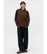 BDG Urban Outfitters Solid Knit Raglan Sleeve Pullover