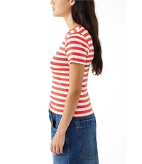 BDG Urban Outfitters Stripe Cap Sleeve T-Shirt