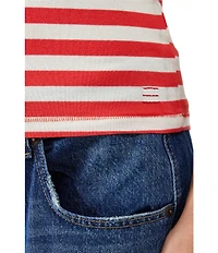BDG Urban Outfitters Stripe Cap Sleeve T-Shirt