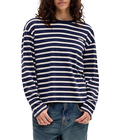 BDG Urban Outfitters Striped Long Sleeve Dad T-Shirt