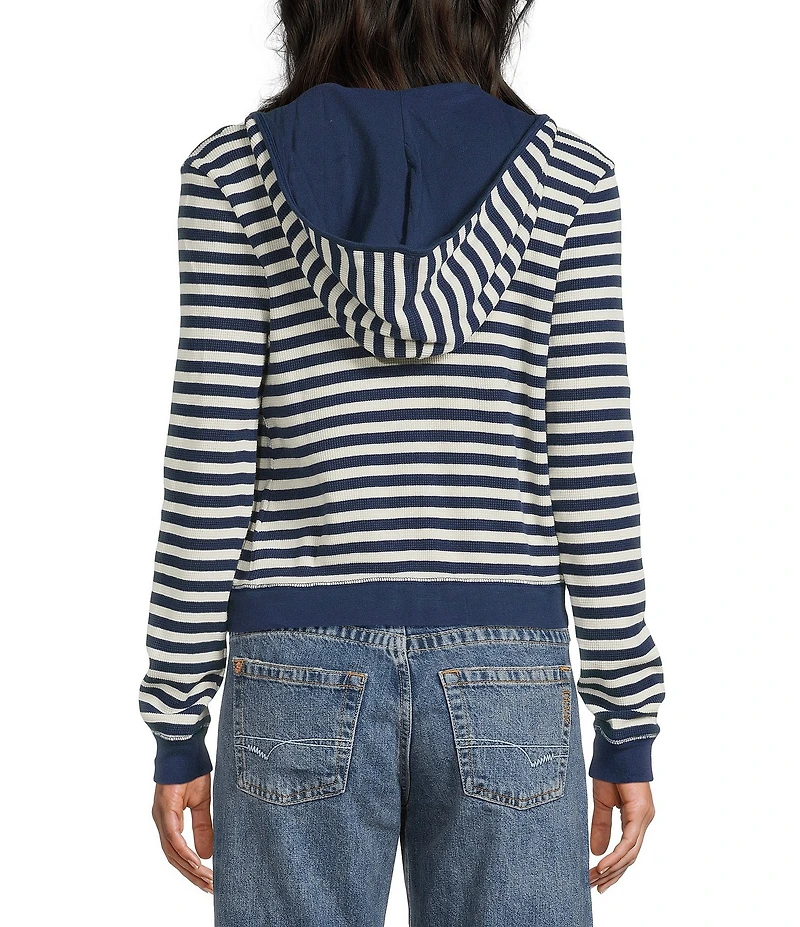 BDG Urban Outfitters Striped Waffle Jacket