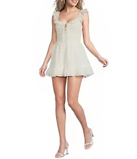 BDG Urban Outfitters Sunny Cap Sleeve Romper
