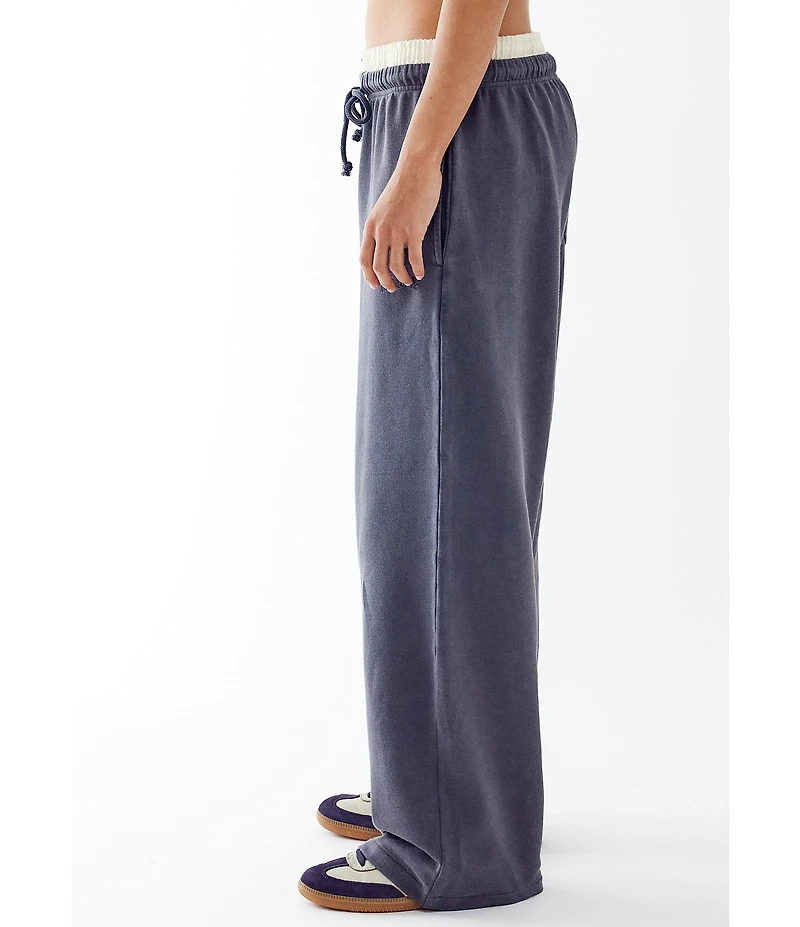 BDG Urban Outfitters Wide Leg Fleece Jogger Pants