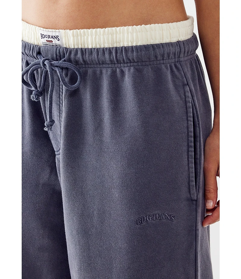 BDG Urban Outfitters Wide Leg Fleece Jogger Pants