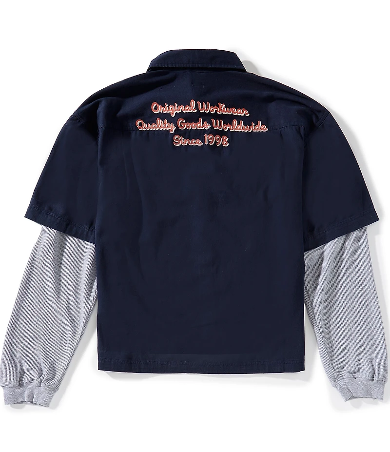 BDG Urban Outfitters Woven Mechanic Double Layer Shirt