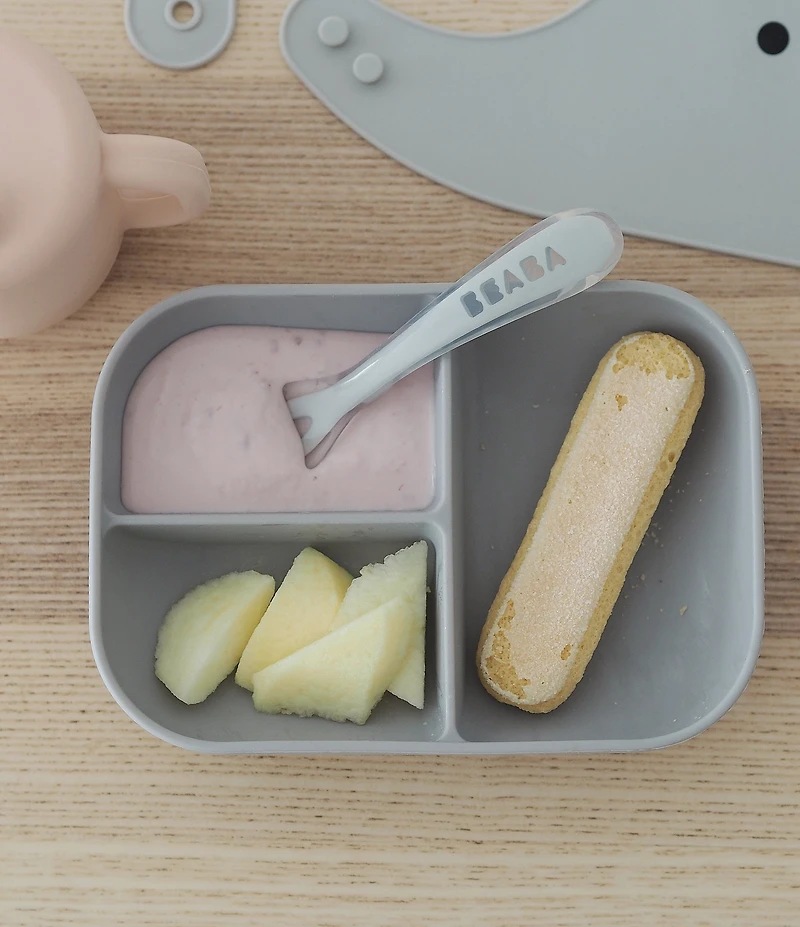 Beaba Sips & Bites 3-Piece Silicone Feeding Set
