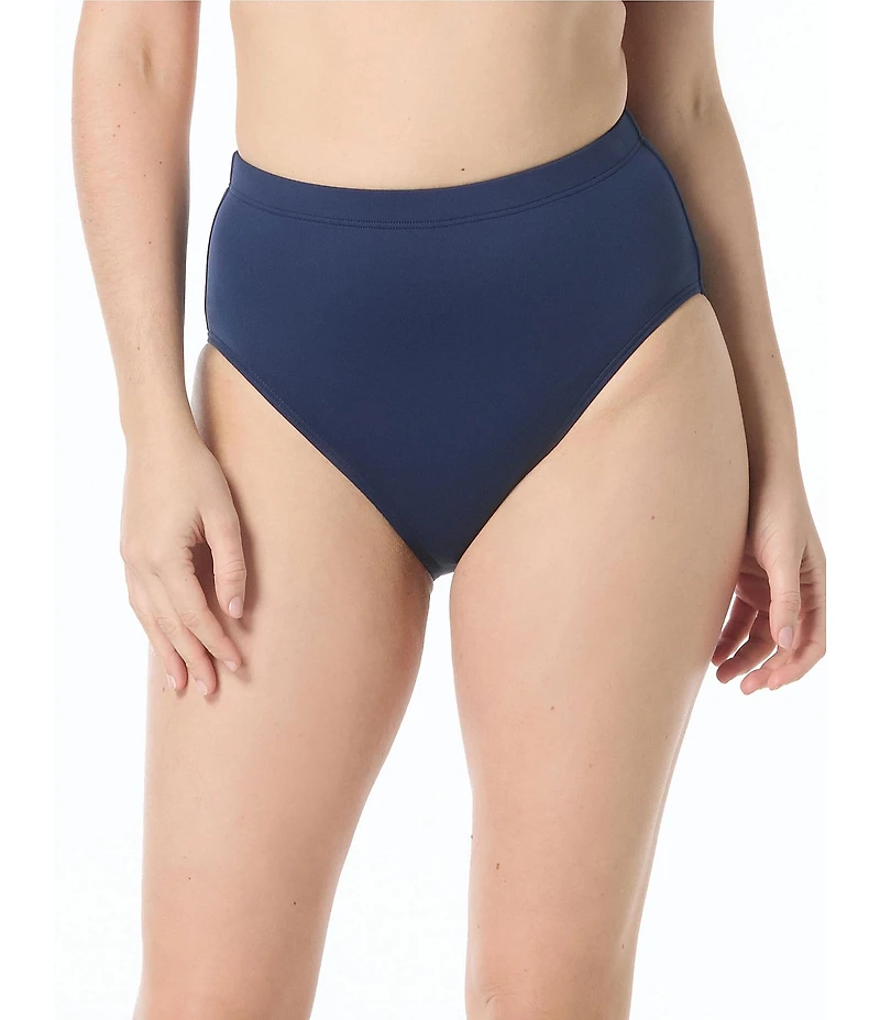 Beach House Bethany Solid Contemporary Leg High Waist Swim Bottom