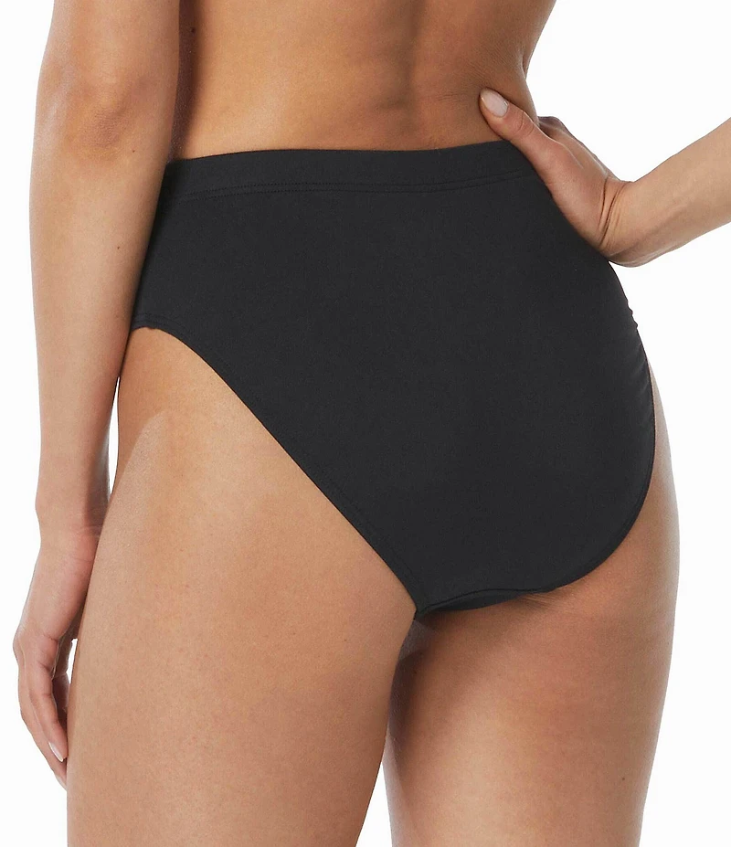 Beach House Bethany Solid Contemporary Leg High Waist Swim Bottom