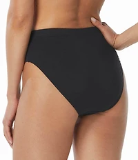 Beach House Bethany Solid Contemporary Leg High Waist Swim Bottom