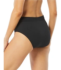 Beach House Letty Solid Crossover Texture Bikini Swim Bottom