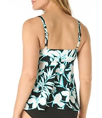 Beach House Saint Lucia Willow Twist Front Underwire V-Neck Tankini Swim Top