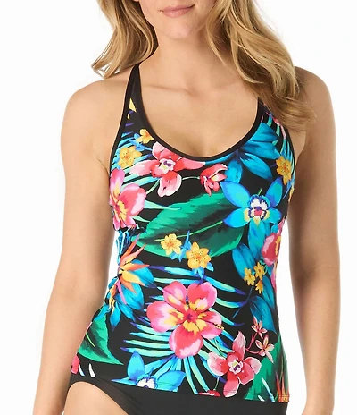 Beach House Surfside Flora Ambition Crossback Tankini Swim Top