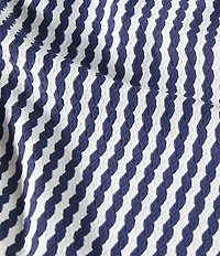 Beach House Yacht Club Stripe Keyhole V-Neck Underwire Tankini Swim Top