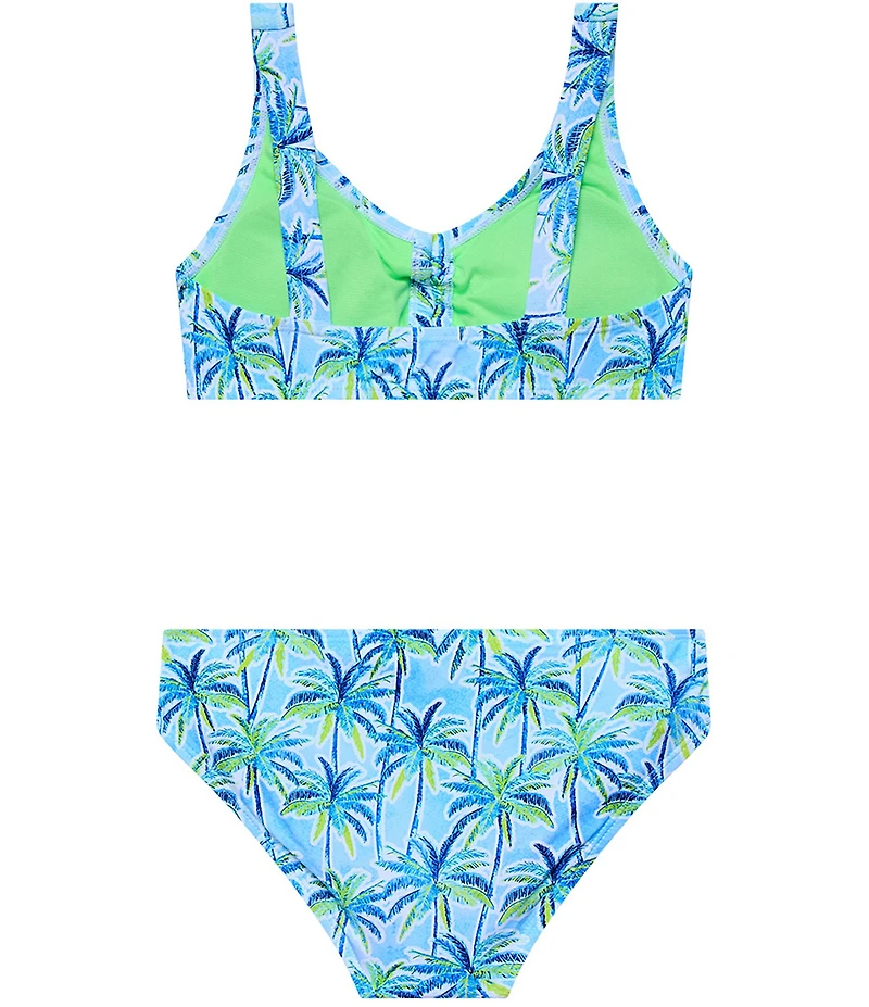 Beach Lingo Big Girls Floral Cup Bralette And Hipster Bottom 2-Piece Set