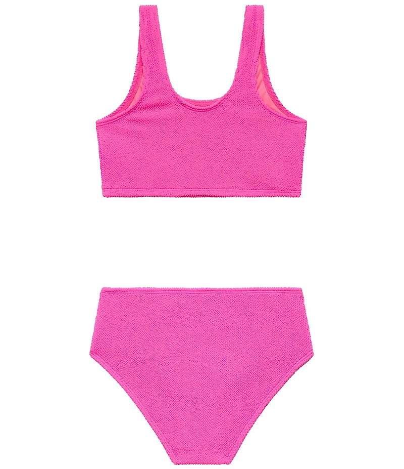 Beach Lingo Big Girls Longline Crop Bralette 2-Piece Swimsuit Set