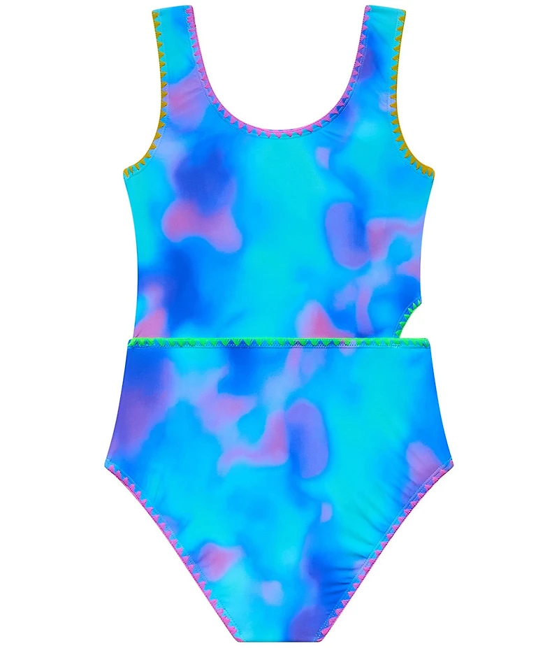 Beach Lingo Big Girls Muse Cutout Whipstitch One-Piece Swimsuit
