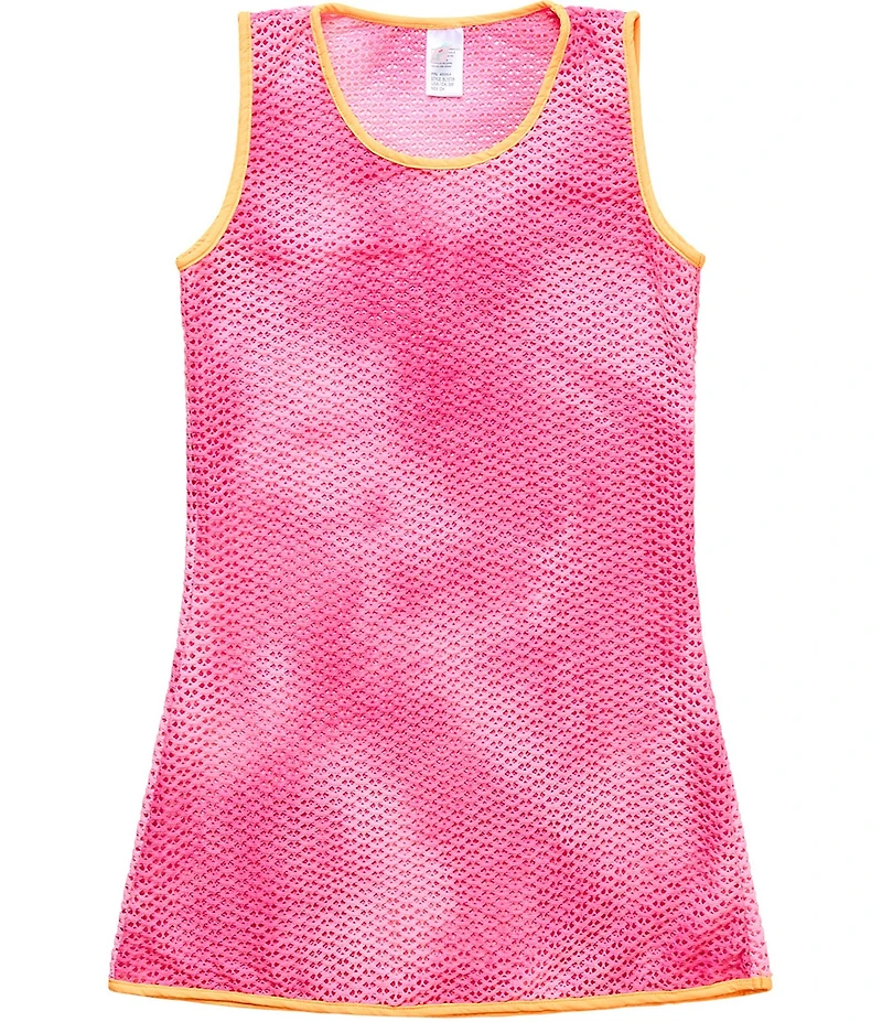 Beach Lingo Big Girls Sleeveless Pullover Crochet Coverup Dress