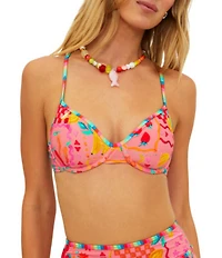 Beach Riot Kori Passion Fruit Underwire Bralette Swim Top