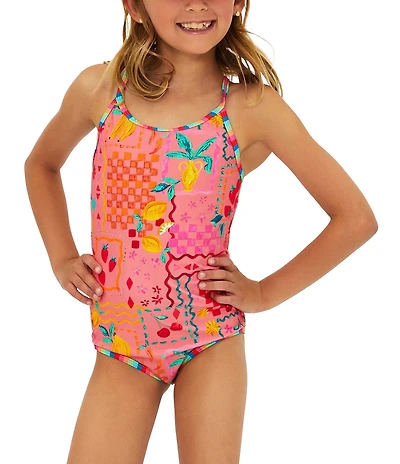 Beach Riot Little Julia Fruit Print One Piece