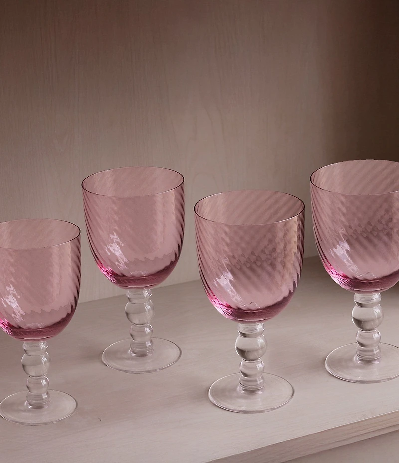Beatriz Ball French Swirl All Purpose Glass, Set of 4