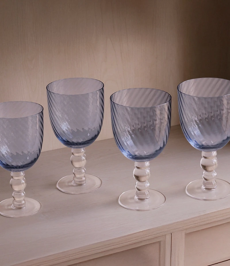 Beatriz Ball French Swirl All Purpose Glass, Set of 4
