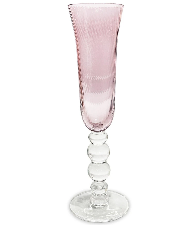Beatriz Ball French Swirl Flute Glass, Set of 4