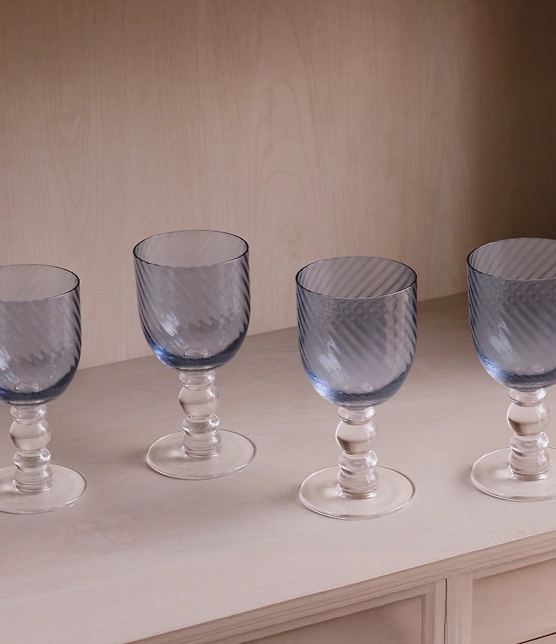 Beatriz Ball French Swirl Wine Glass, Set of 4