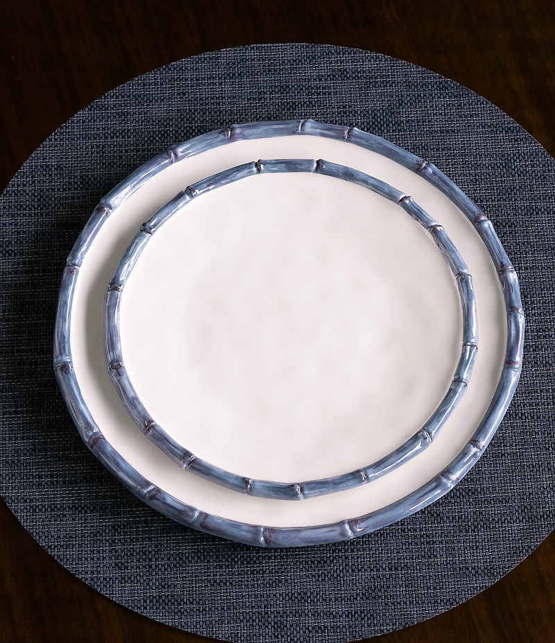 Beatriz Ball Melamine Vida Bamboo Dinner Plate, Set of 4