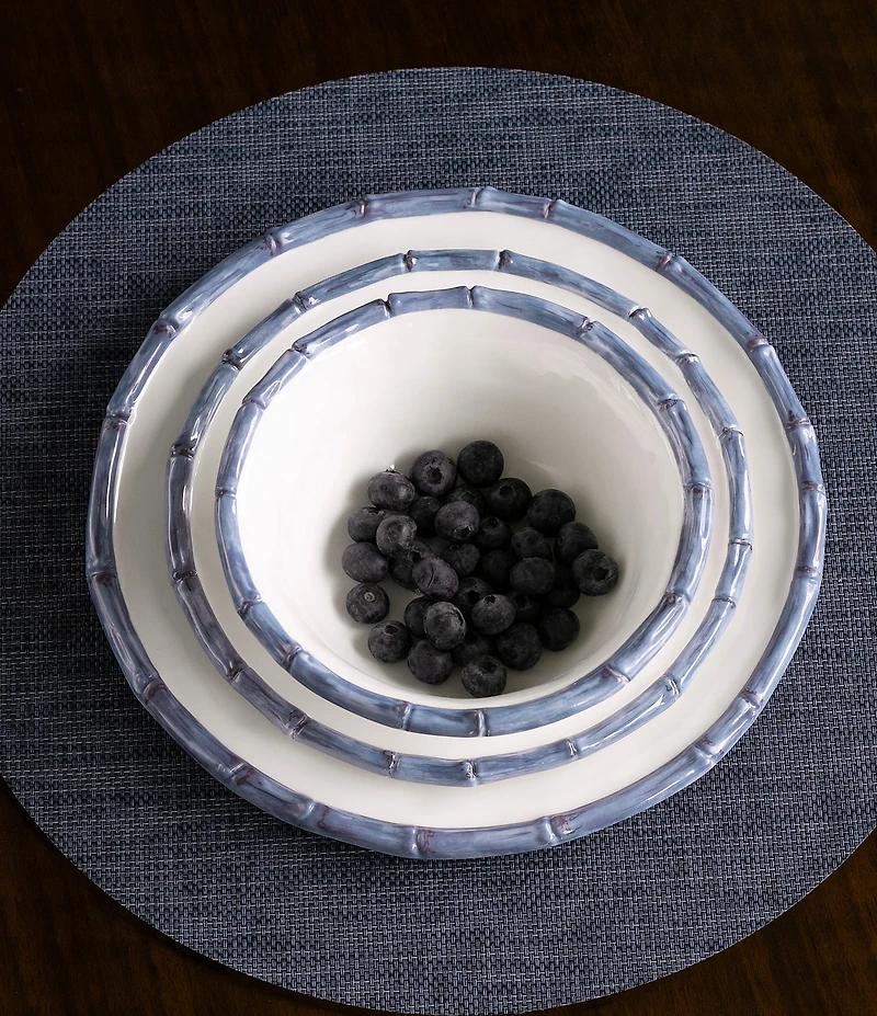 Beatriz Ball Melamine Vida Bamboo Dinner Plate, Set of 4
