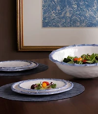 Beatriz Ball Melamine Vida Bamboo Dinner Plate, Set of 4