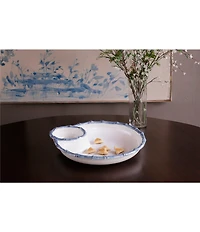 Beatriz Ball Melamine Vida Bamboo Large Chip & Dip Bowl