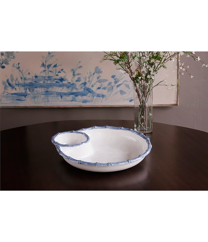 Beatriz Ball Melamine Vida Bamboo Large Chip & Dip Bowl