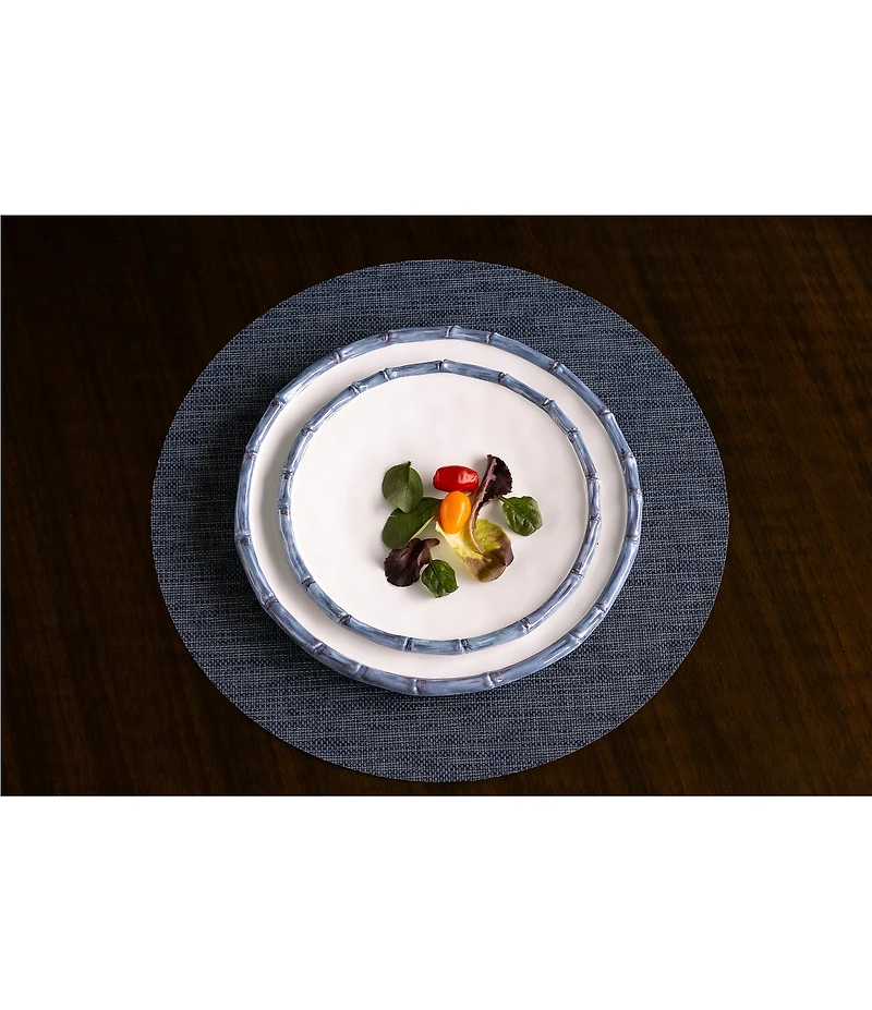 Beatriz Ball Melamine Vida Bamboo Salad Plate, Set of 4