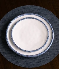 Beatriz Ball Melamine Vida Bamboo Salad Plate, Set of 4