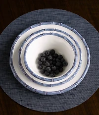 Beatriz Ball Melamine Vida Bamboo Salad Plate, Set of 4
