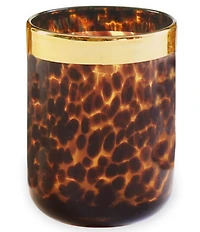 Beatriz Ball Tortoise and Gold Tumblers, Set of 4