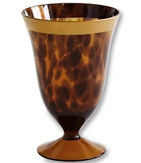 Beatriz Ball Tortoise and Gold Wine Glasses, Set of 4