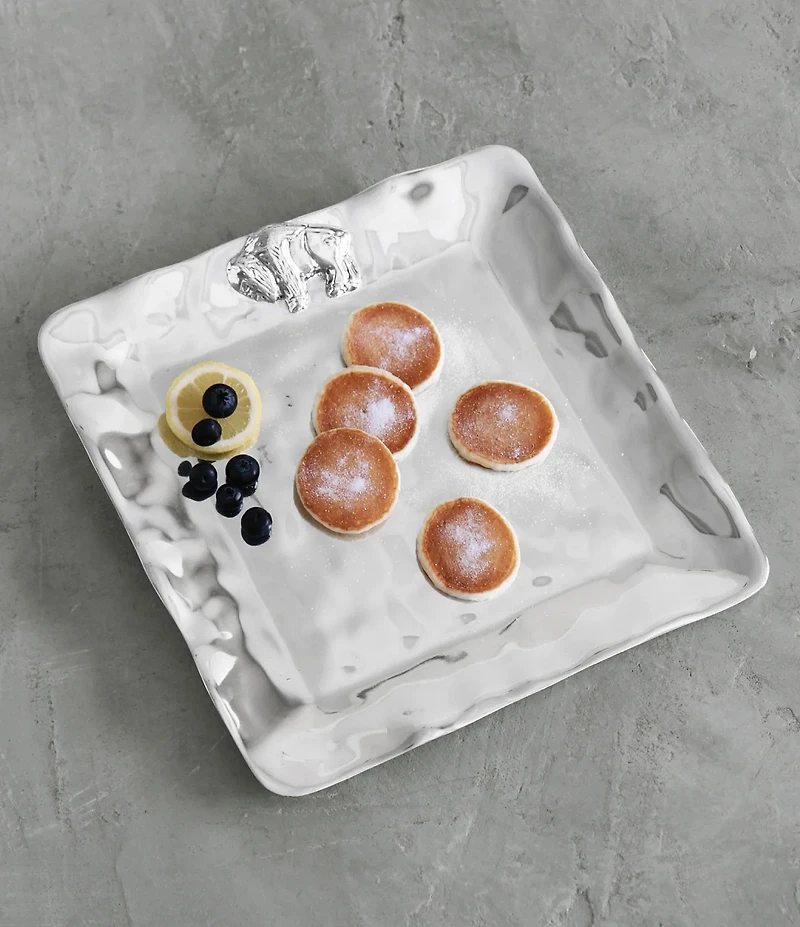 Beatriz Ball Western Buffalo Medium Square Platter