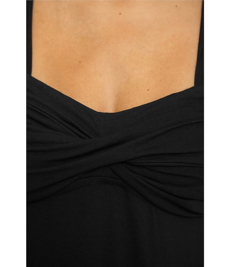 Becca By Rebecca Virtue Beach to BBQ Drapey Sold Knit Swim Cover-Up