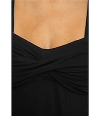 Becca By Rebecca Virtue Beach to BBQ Drapey Sold Knit Swim Cover-Up