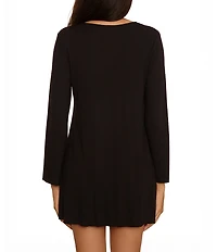 Becca By Rebecca Virtue Beach To BBQ Gold Buckle Plunge Tunic Swim Cover-Up