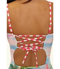 Becca By Rebecca Virtue Miami Beach Bandeau One Piece Swimsuit