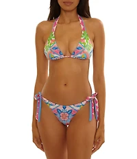 Becca by Rebecca Virtue Mijas Demi Reversible Tie Side Hipster Swim Bottom