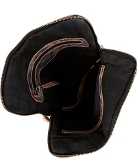 Bed Stu Aiken Large Cherry Lacquer Rustic Slate Crossbody Bag