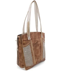 Bed Stu Amelie Tanned Perforated Leather Tote Bag